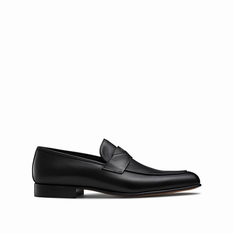 Russell & Bromley Duke Loafers Mens Black [UBZ2033WL]